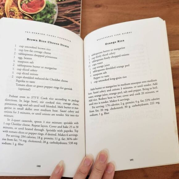 No salt no sugar no fat cookbook bundle of two recipes vintage '90s weight loss - Picture 7 of 8